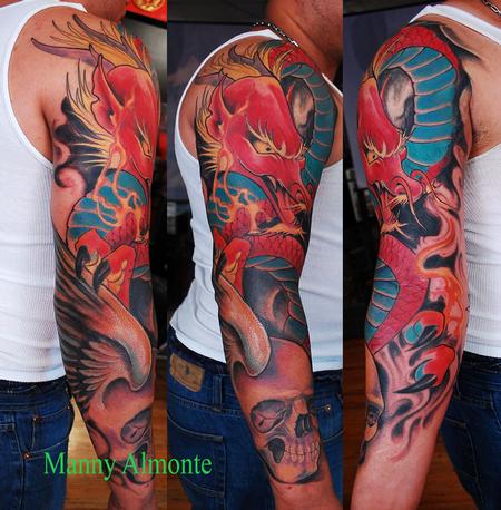 Tattoos - Red Dragon  - 79571